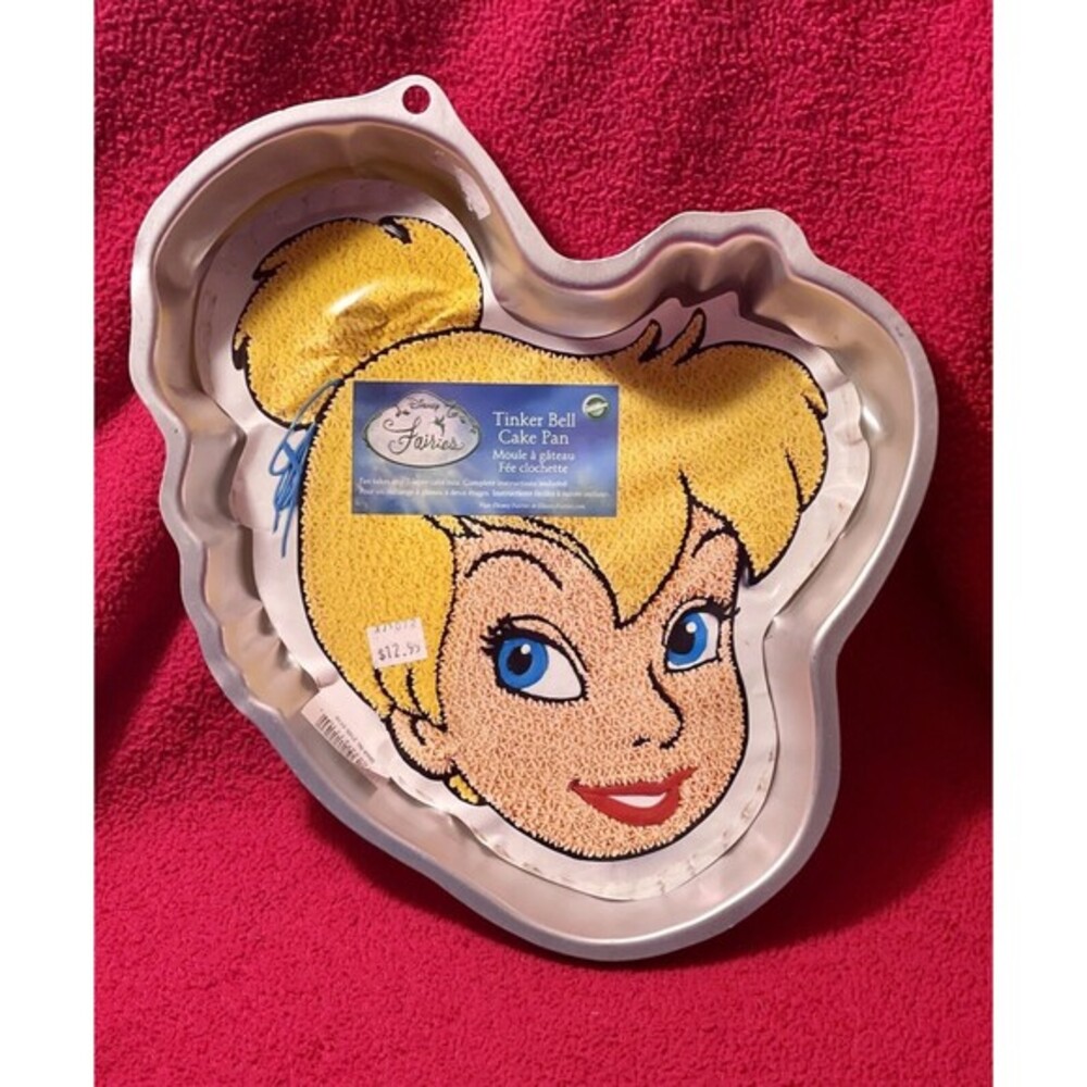 Wilton Disney Tink Fairies Head Aluminum Cake Pan #2105-5110 Fairy Tinkerbell